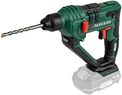 Martelo Perfurador/Furadeira de Impacto sem Fio Parkside PABH 20-LI B2 com 3 Bits SDS-Plus e 3 Brocas HSS